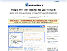 Tablet Screenshot of msnsniffer.com